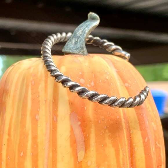 Sterling Silver Twisted Rope Cuff - Picture 3 of 3